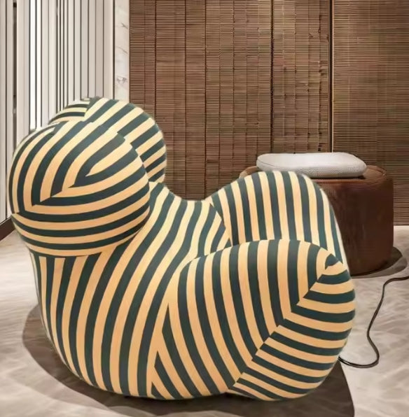 Fauteuil Relax Design Stripes - Confort Moderne et Originalité