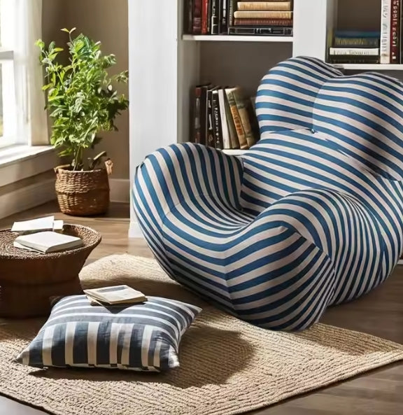 Fauteuil Relax Design Stripes - Confort Moderne et Originalité