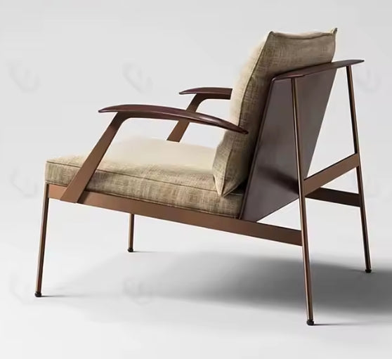 Fauteuil Lounge Minimaliste - Élégance et Confort Contemporain